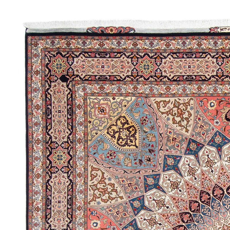Tappeto Persero - Tabriz - Reale quadrato  - 250 x 248 cm - marrone chiaro