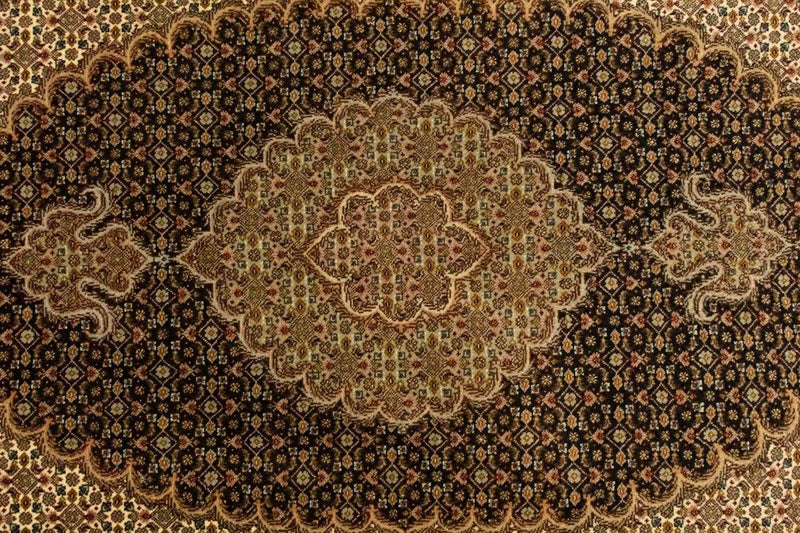 Tappeto Persero - Tabriz - Reale - 151 x 102 cm - blu scuro