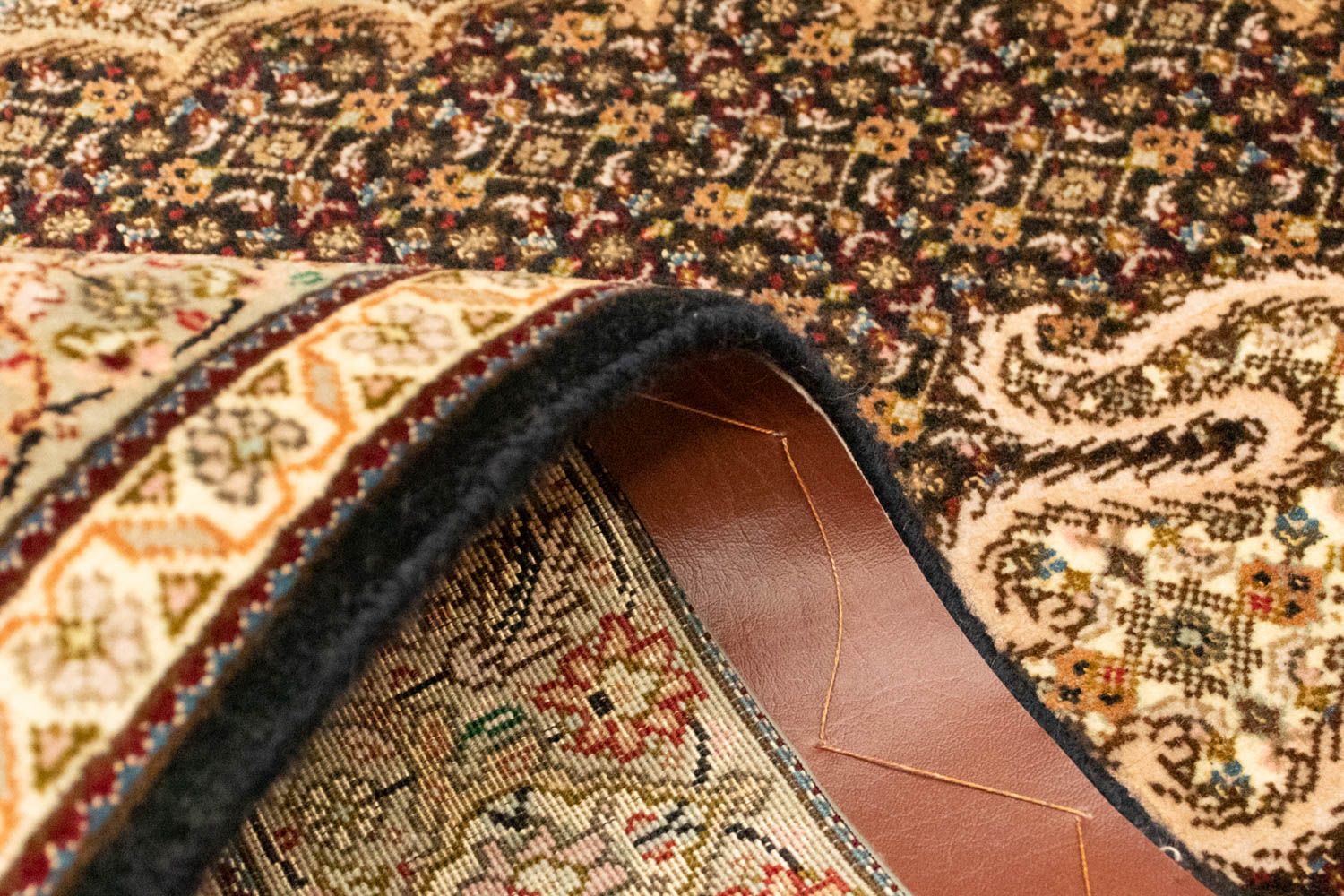 Tappeto Persero - Tabriz - 158 x 100 cm - nero