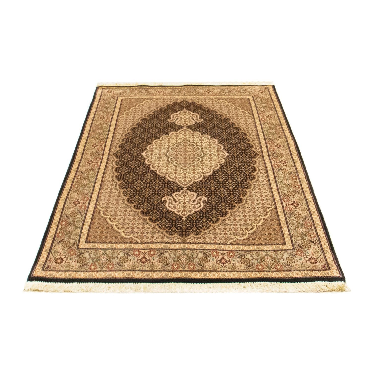 Tappeto Persero - Tabriz - 158 x 100 cm - nero