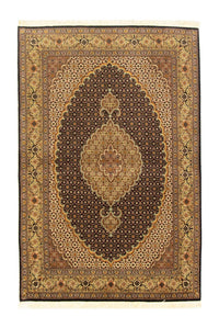Tappeto Persero - Tabriz - Reale - 156 x 103 cm - nero