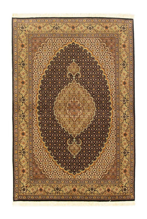 Tappeto Persero - Tabriz - Reale - 156 x 103 cm - nero