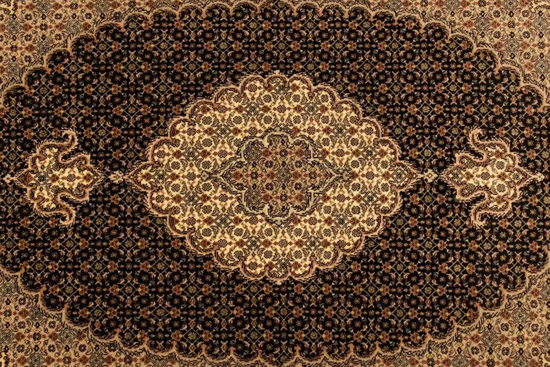 Tappeto Persero - Tabriz - Reale - 150 x 102 cm - blu scuro