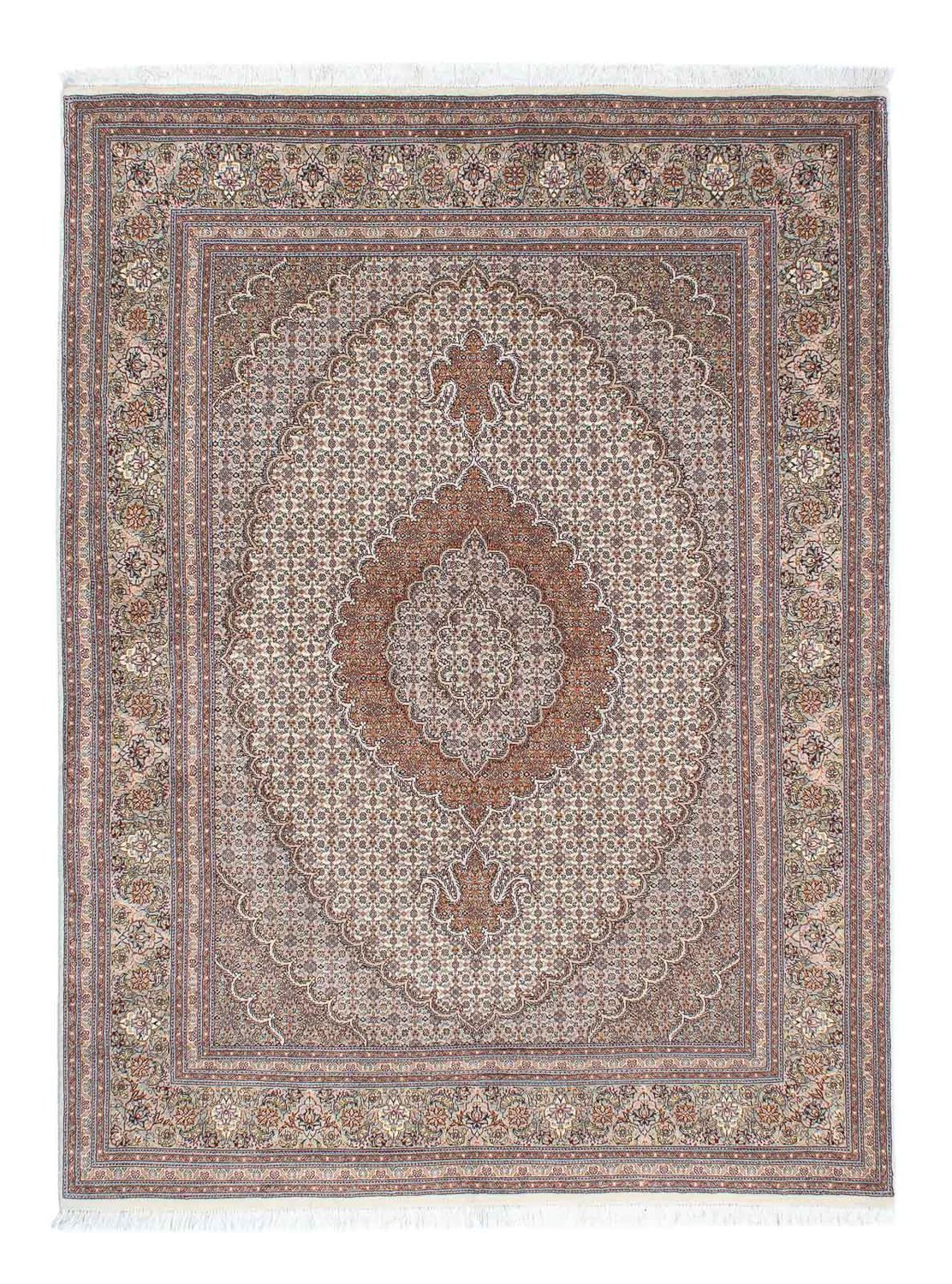 Tappeto Persero - Tabriz - 203 x 146 cm - marrone chiaro