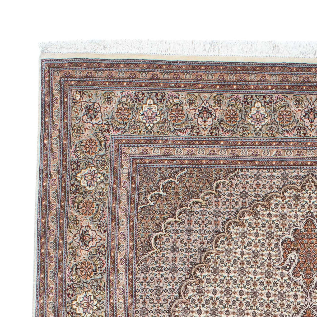 Tappeto Persero - Tabriz - 203 x 146 cm - marrone chiaro