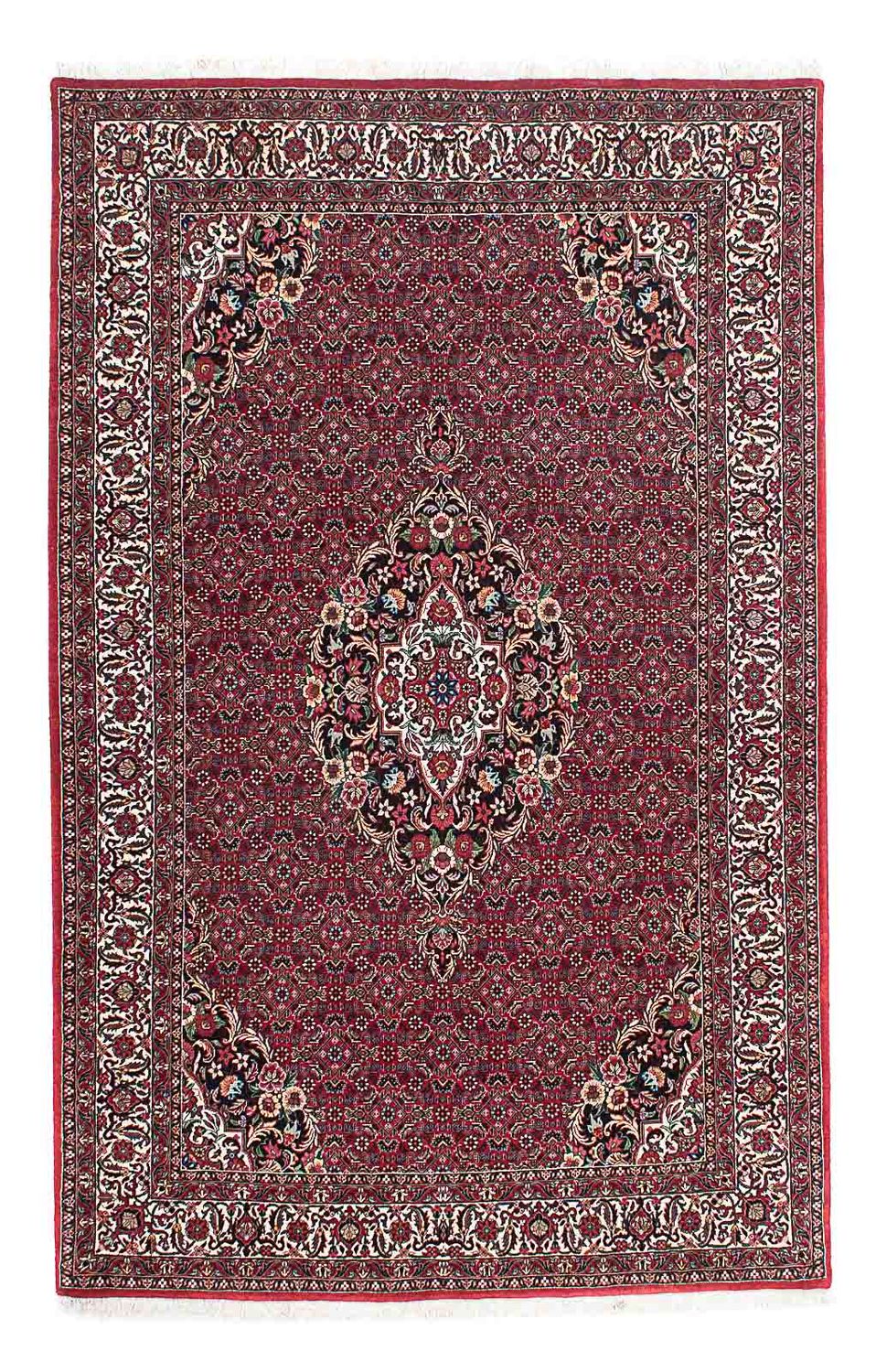 Tappeto Persero - Bidjar - 233 x 140 cm - rosso scuro
