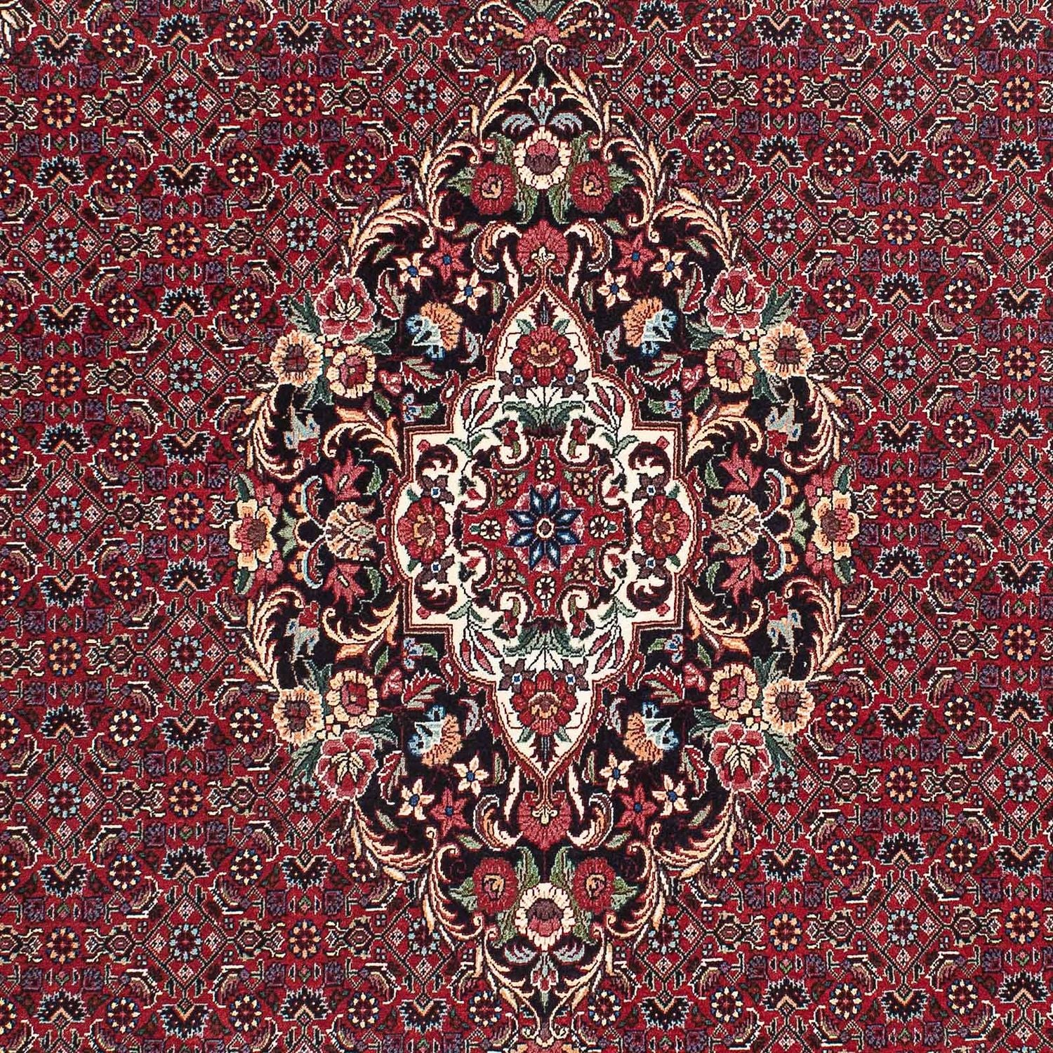 Tappeto Persero - Bidjar - 233 x 140 cm - rosso scuro