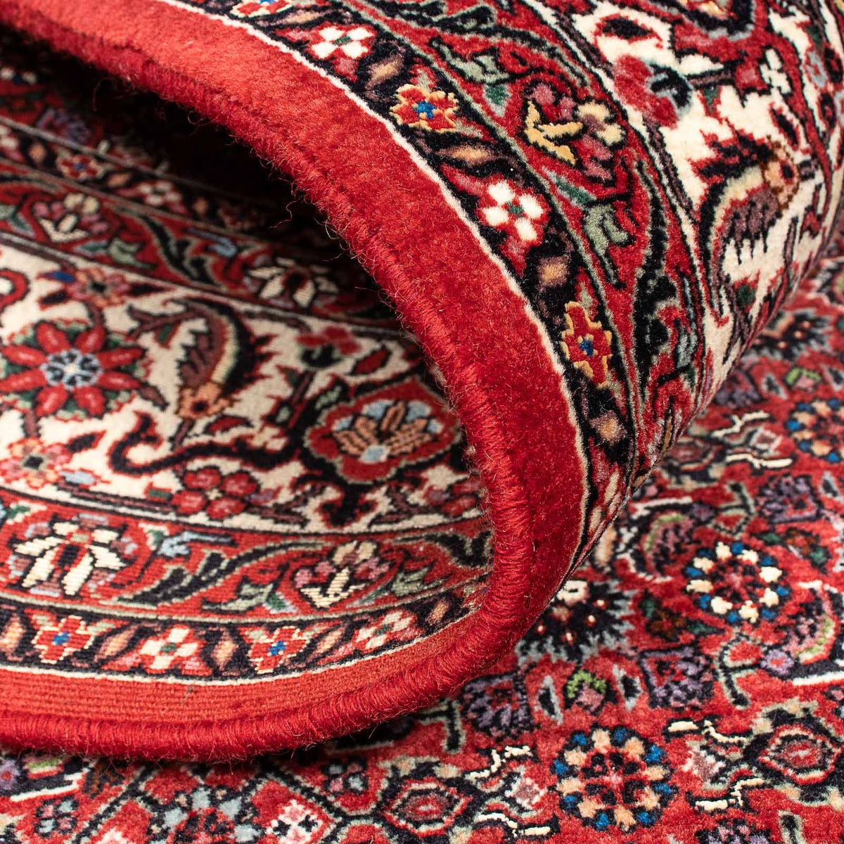 Tappeto Persero - Bidjar - 233 x 140 cm - rosso scuro