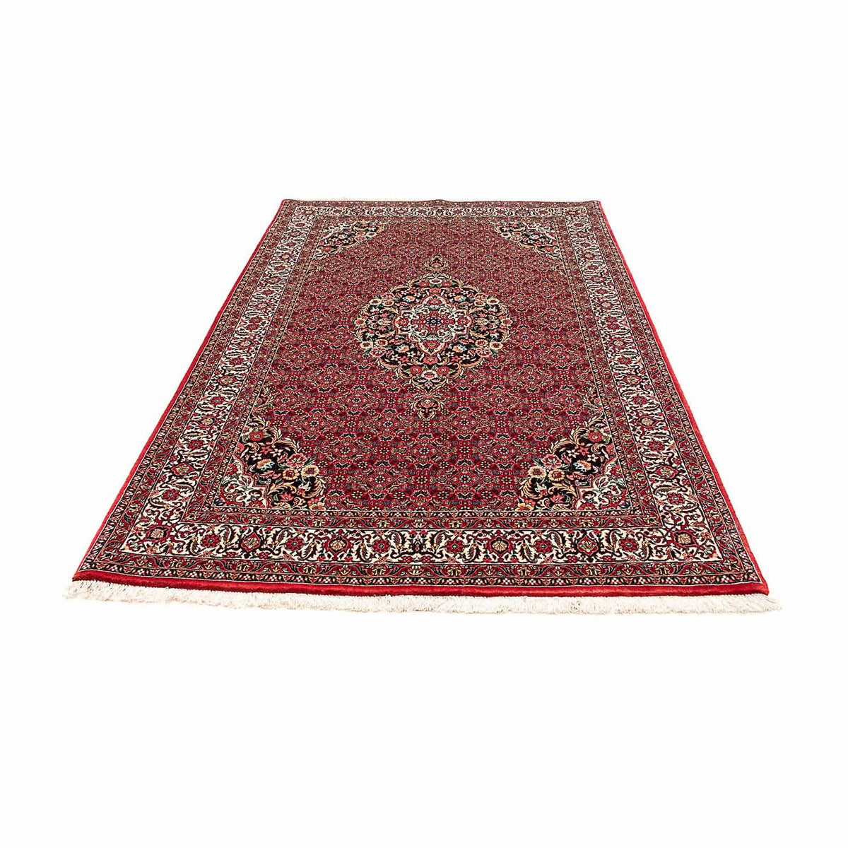 Tappeto Persero - Bidjar - 233 x 140 cm - rosso scuro