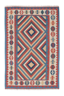 Tappeto Kelim - Orientale - 183 x 124 cm - blu
