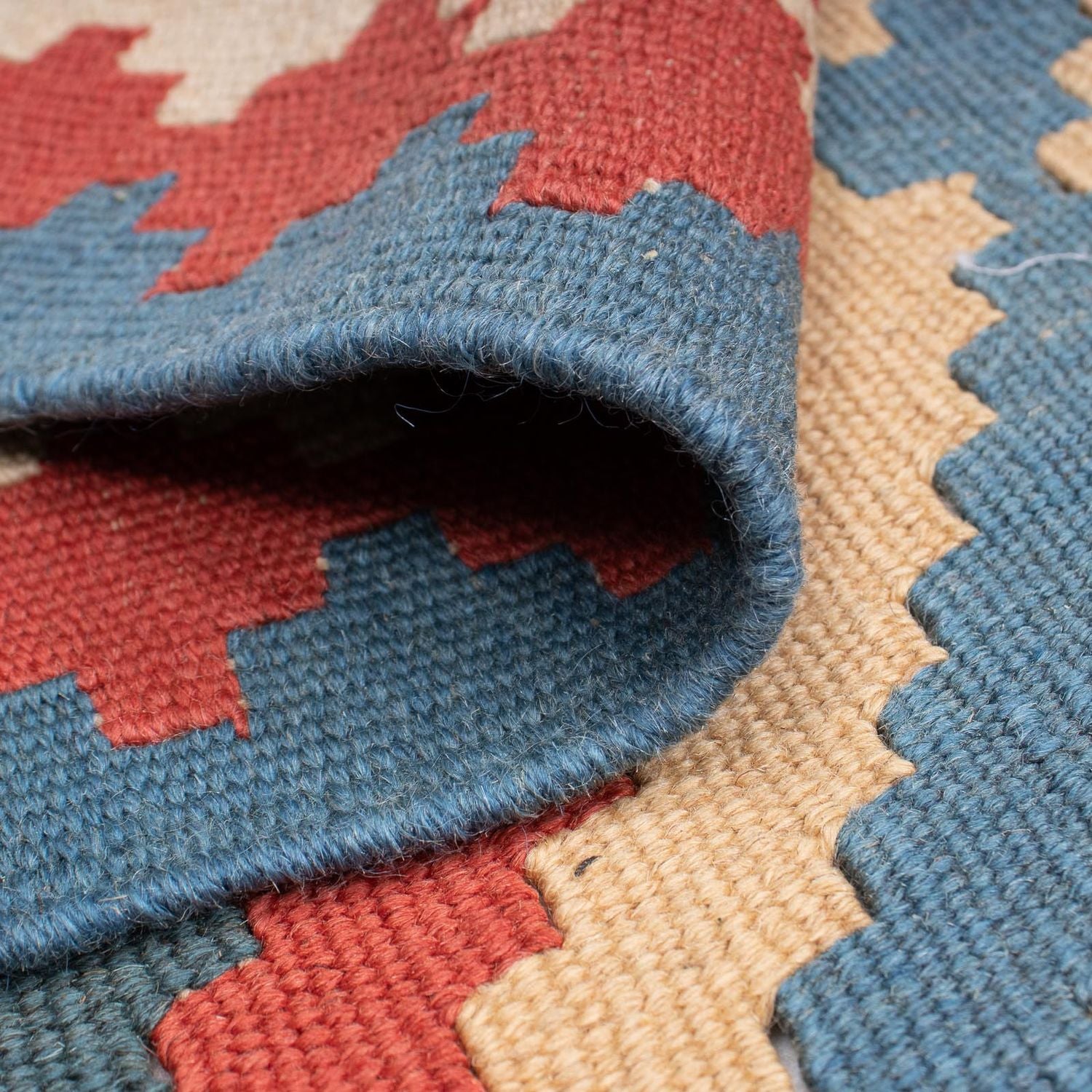 Tappeto Kelim - Orientale - 183 x 124 cm - blu