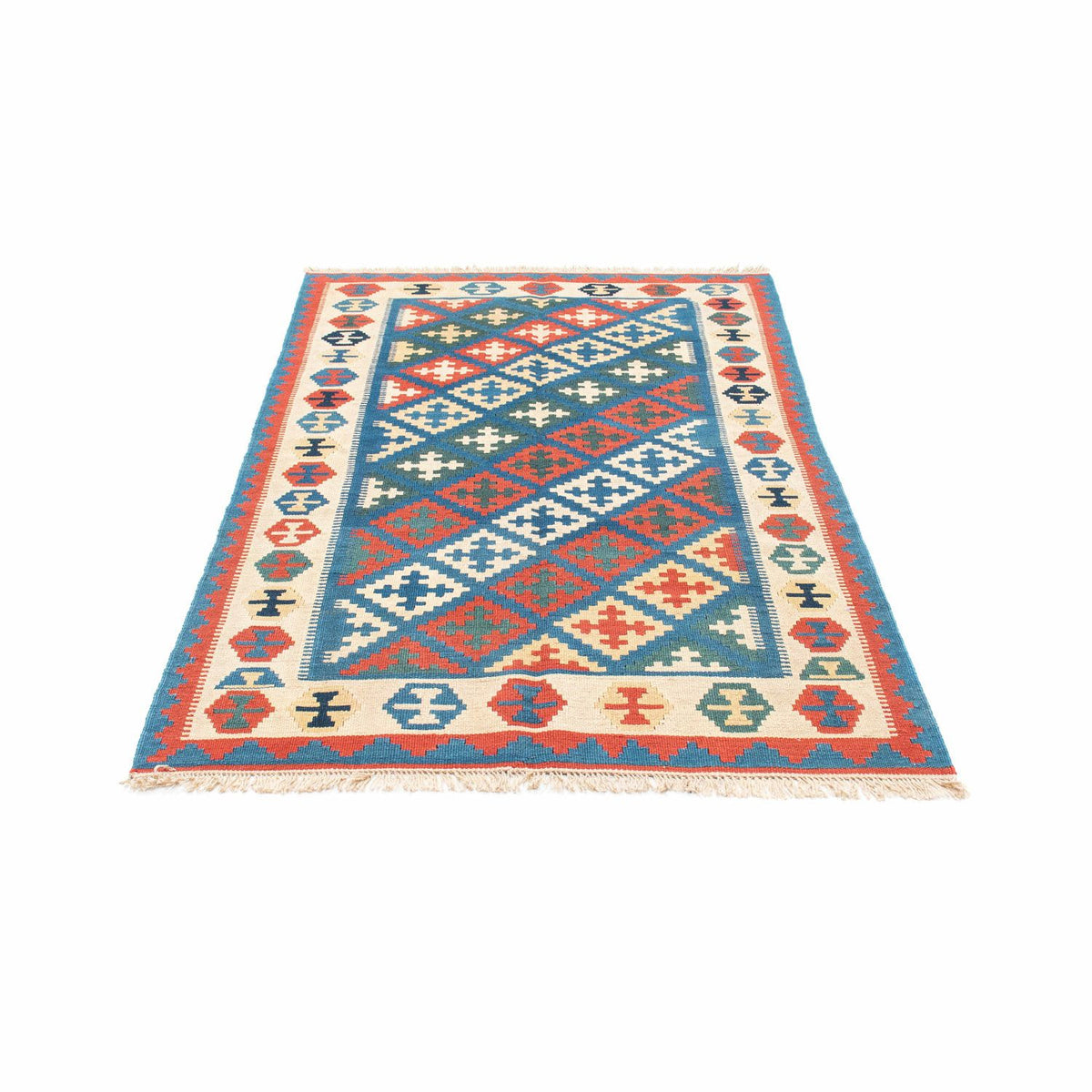 Tappeto Kelim - Orientale - 185 x 112 cm - blu