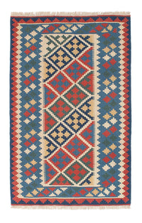 Tappeto Kelim - Orientale - 174 x 115 cm - blu