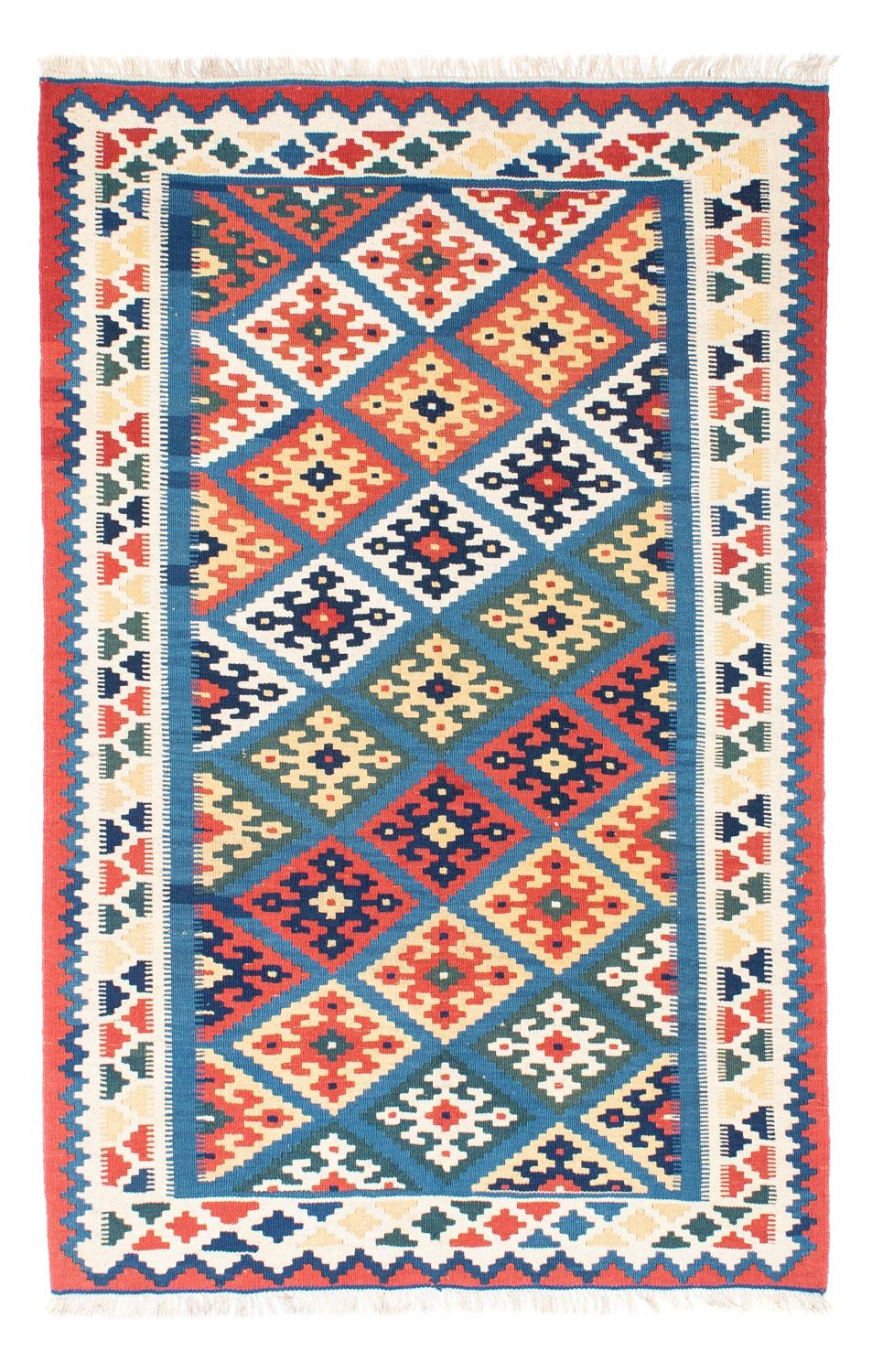 Tappeto Kelim - Orientale - 182 x 122 cm - blu