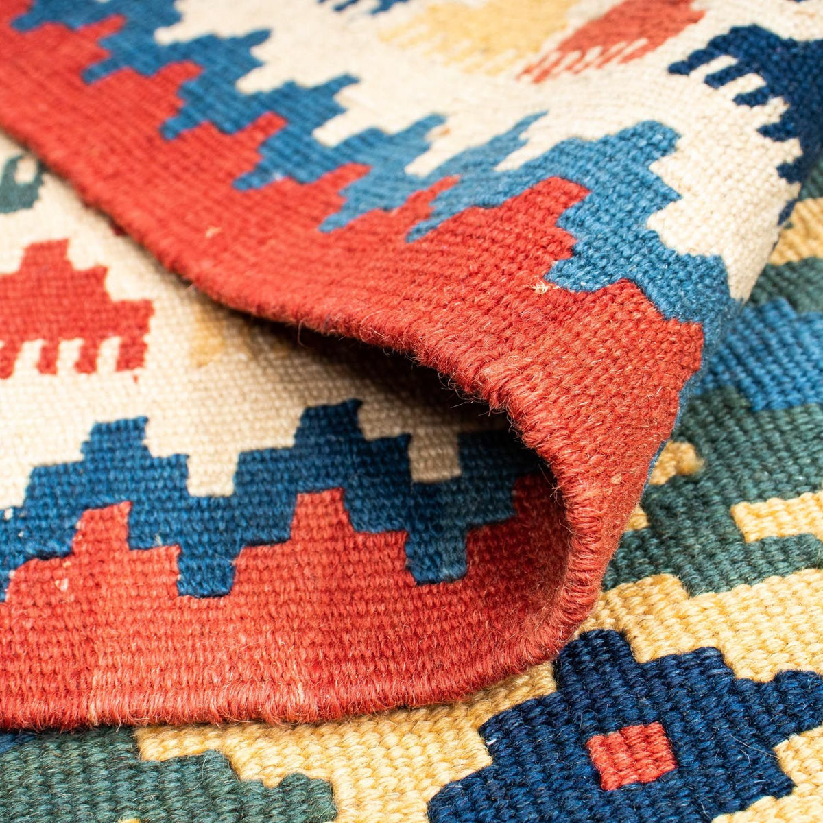 Tappeto Kelim - Orientale - 182 x 122 cm - blu