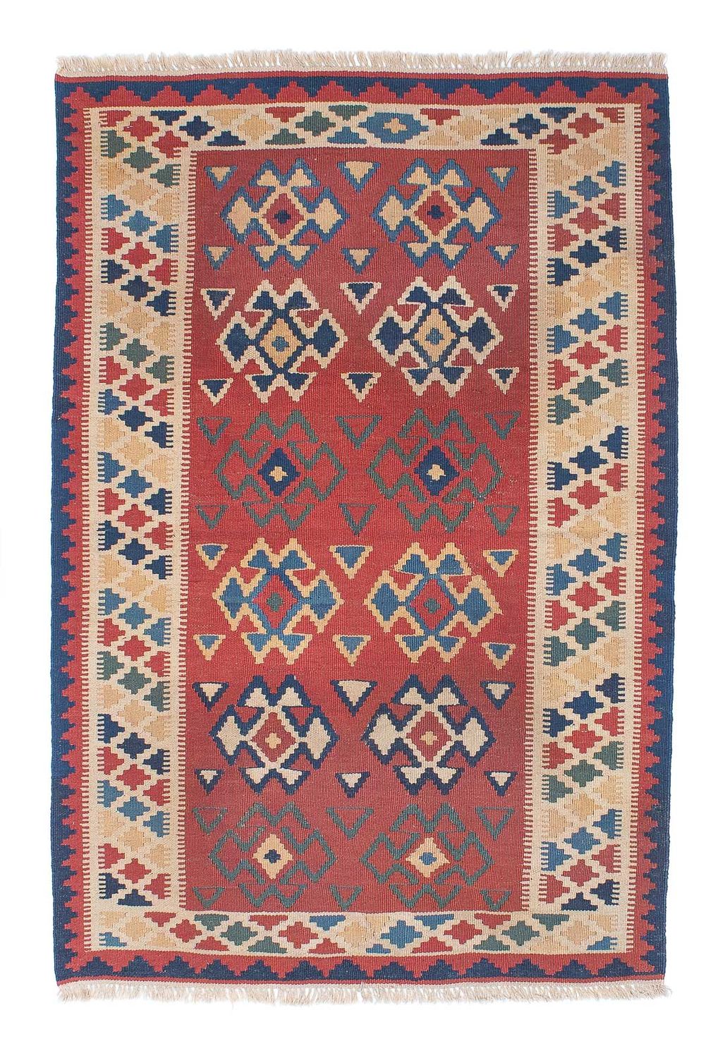 Tappeto Kelim - Orientale - 156 x 105 cm - rosso scuro
