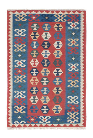 Tappeto Kelim - Orientale - 167 x 113 cm - blu
