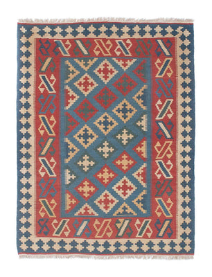 Tappeto Kelim - Orientale - 178 x 128 cm - blu