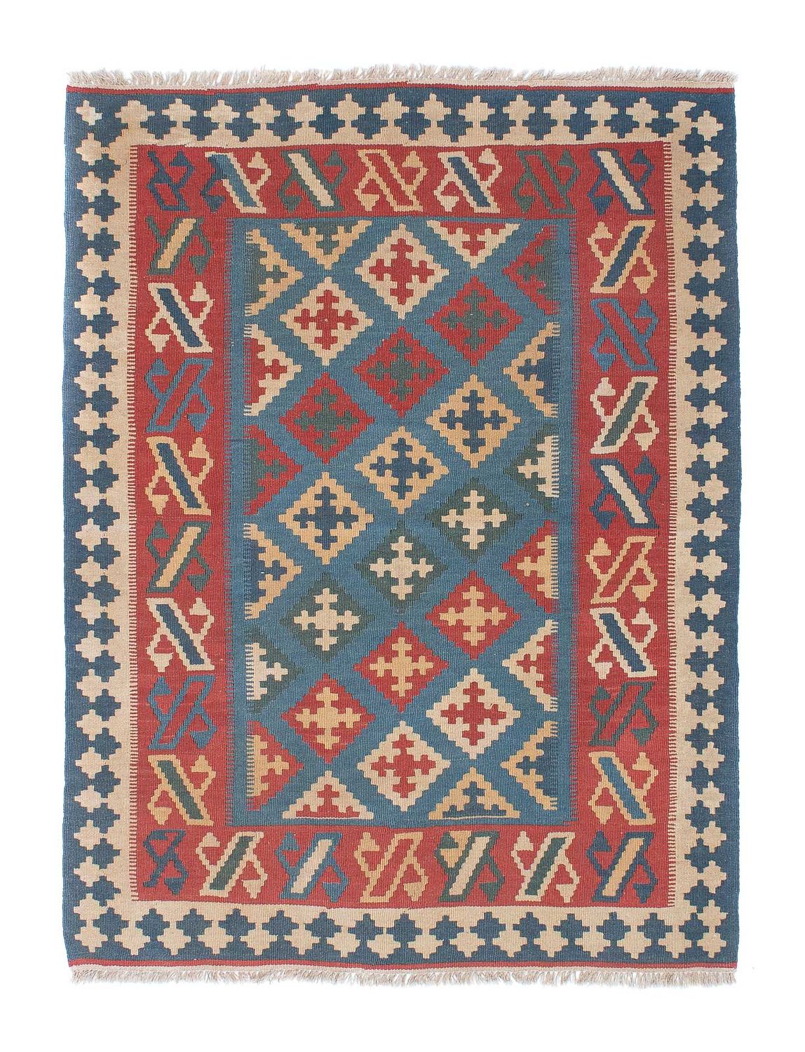 Tappeto Kelim - Orientale - 178 x 128 cm - blu