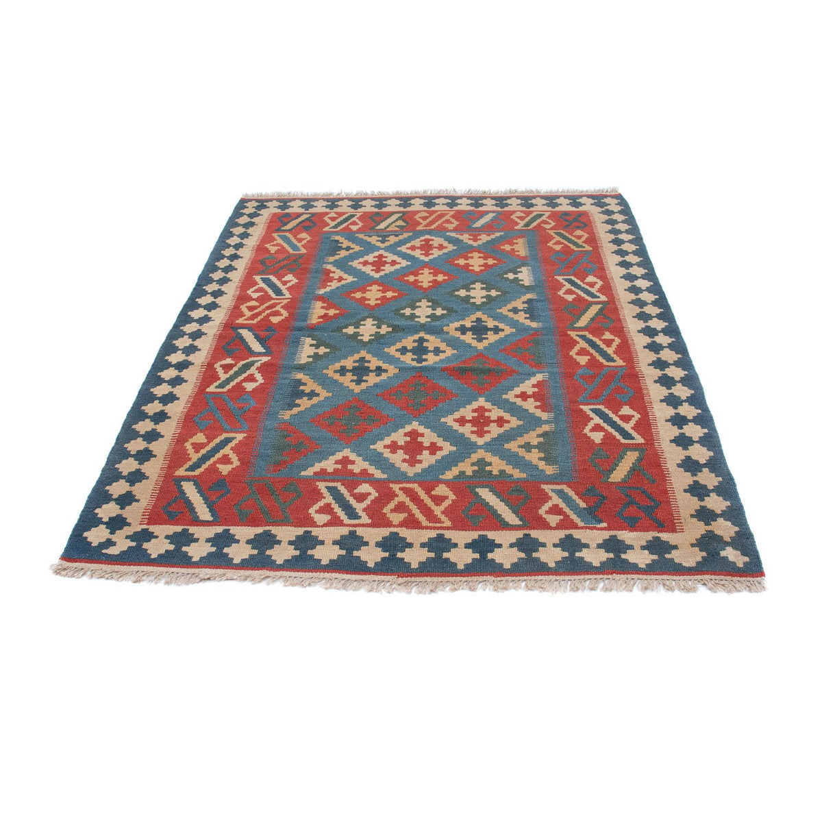 Tappeto Kelim - Orientale - 178 x 128 cm - blu