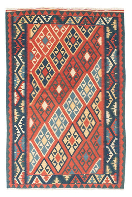 Tappeto Kelim - Orientale - 156 x 105 cm - ruggine