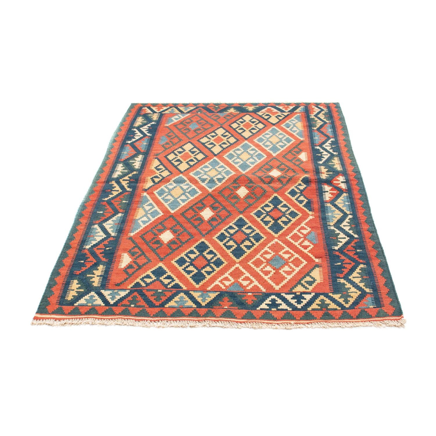 Tappeto Kelim - Orientale - 156 x 105 cm - ruggine