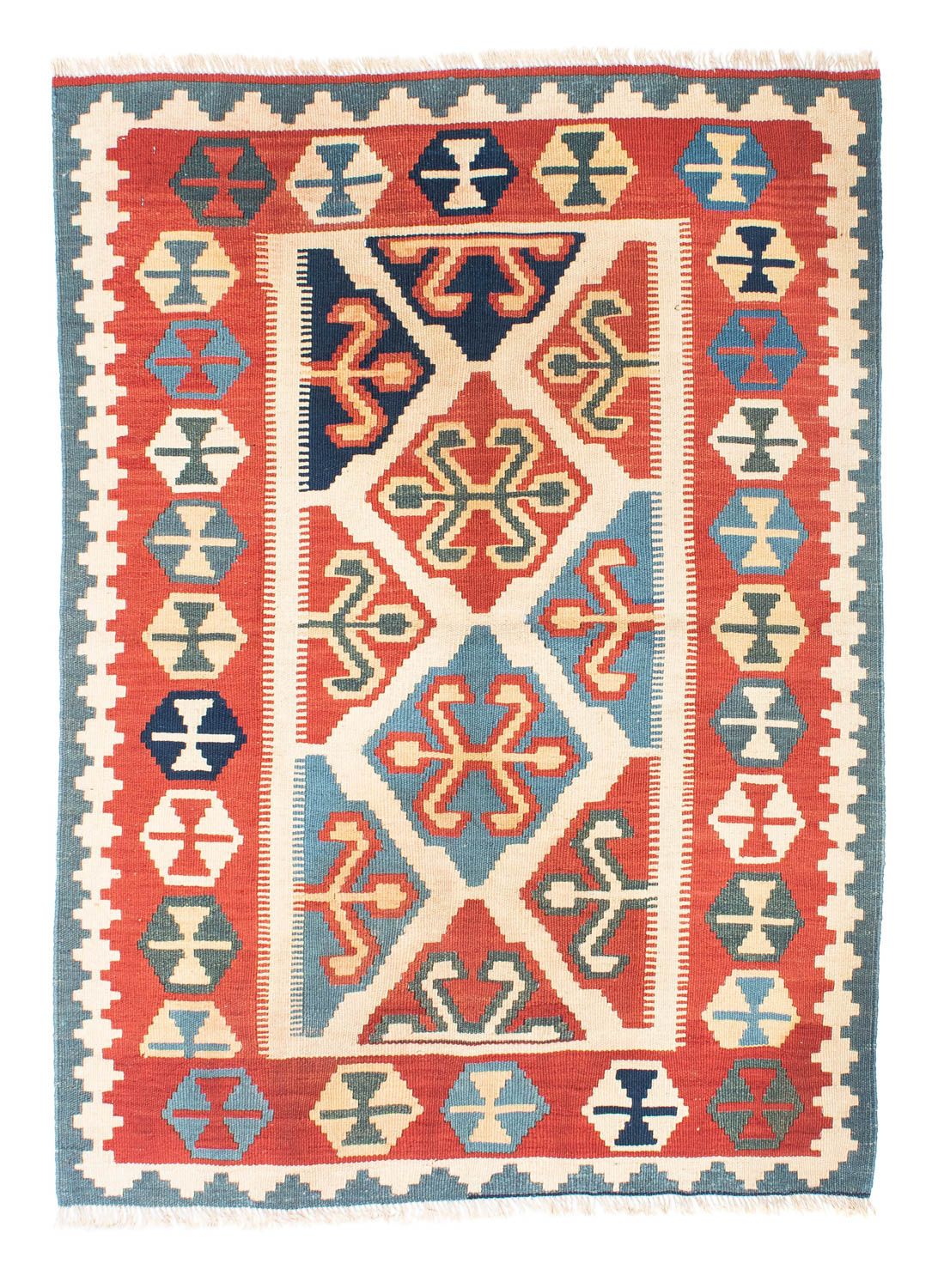 Tappeto Kelim - Orientale - 152 x 110 cm - rosso