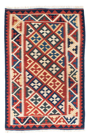 Tappeto Kelim - Orientale - 160 x 112 cm - rosso
