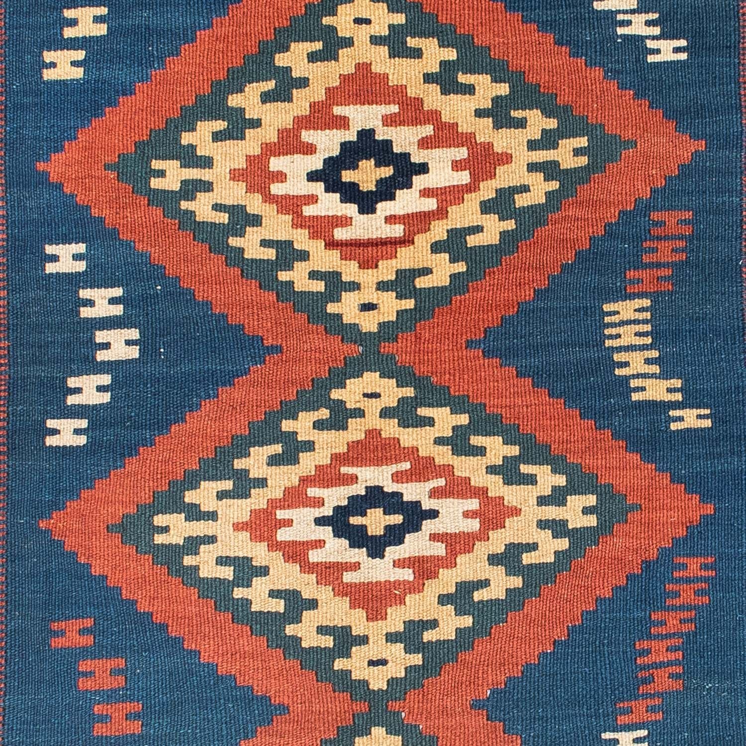 Tappeto Kelim - Orientale - 143 x 108 cm - blu