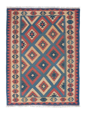 Tappeto Kelim - Orientale - 172 x 125 cm - blu