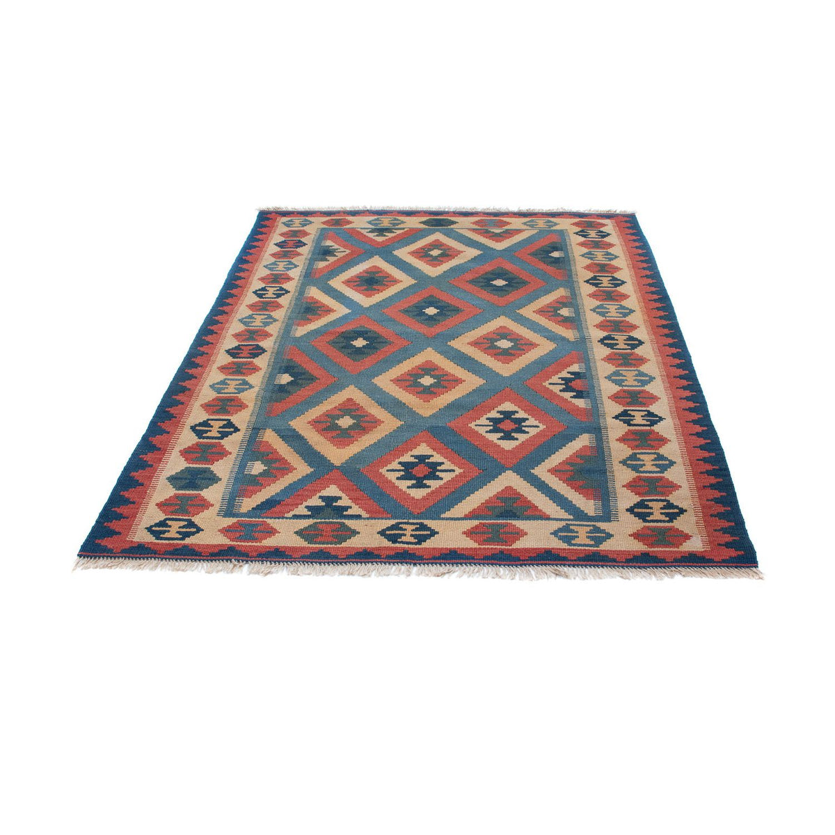 Tappeto Kelim - Orientale - 172 x 125 cm - blu