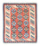 Tappeto Kelim - Orientale quadrato  - 148 x 121 cm - ruggine