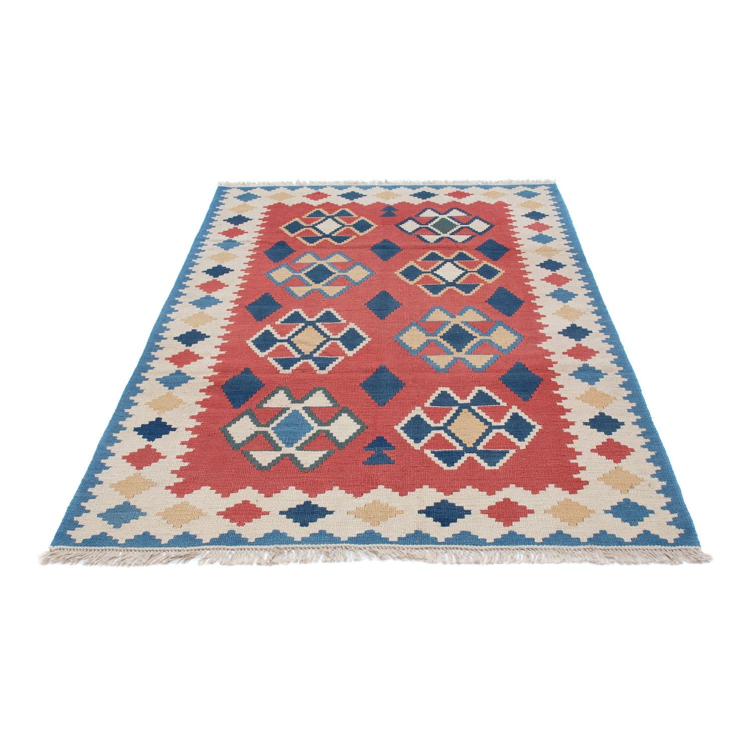 Tappeto Kelim - Orientale - 180 x 120 cm - rosso scuro