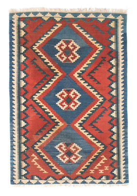 Tappeto Kelim - Orientale - 156 x 98 cm - ruggine