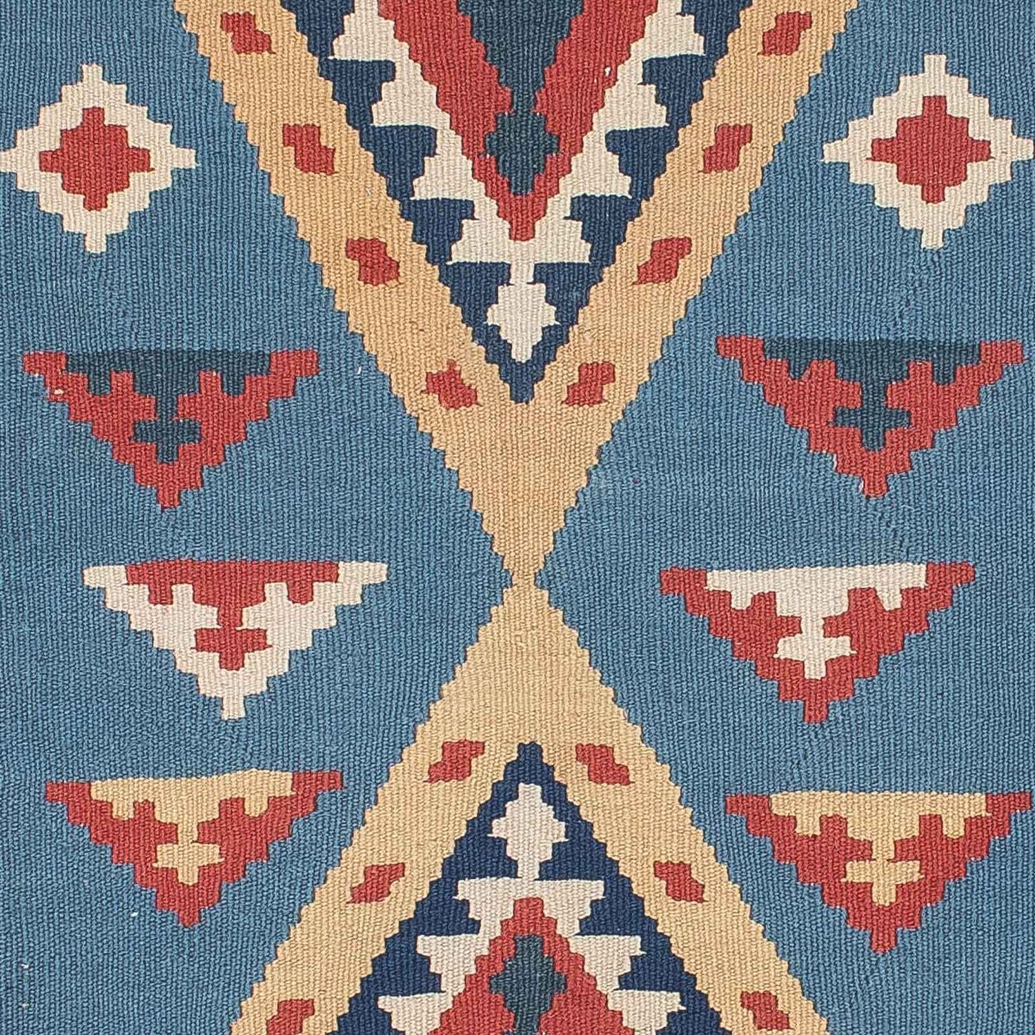 Tappeto Kelim - Orientale - 183 x 121 cm - blu