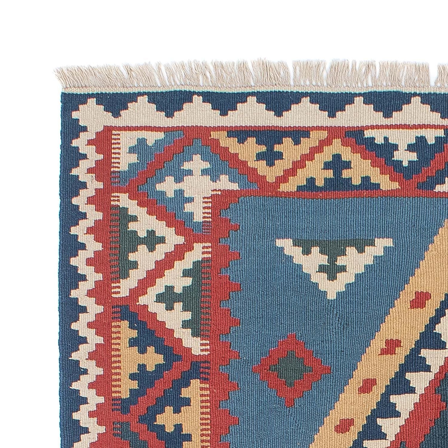Tappeto Kelim - Orientale - 183 x 121 cm - blu
