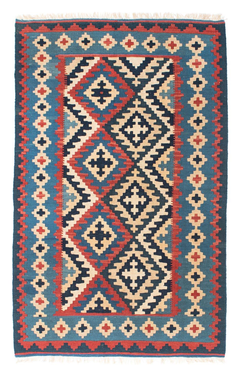Tappeto Kelim - Orientale - 160 x 103 cm - blu
