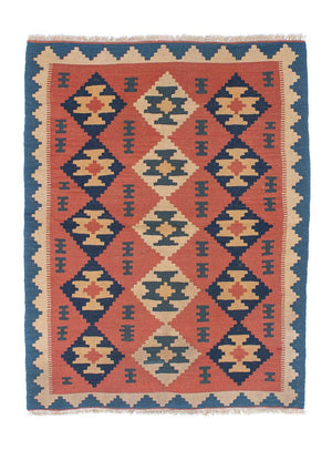 Tappeto Kelim - Orientale - 150 x 108 cm - ruggine