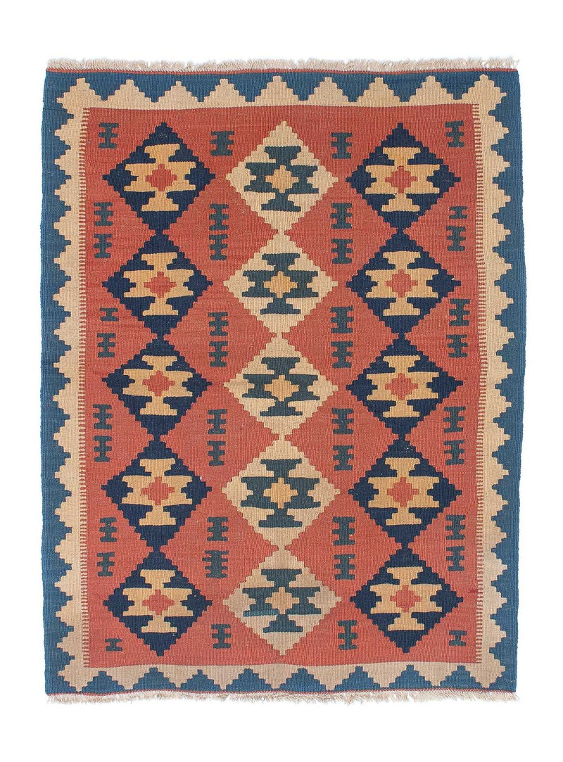 Tappeto Kelim - Orientale - 150 x 108 cm - ruggine