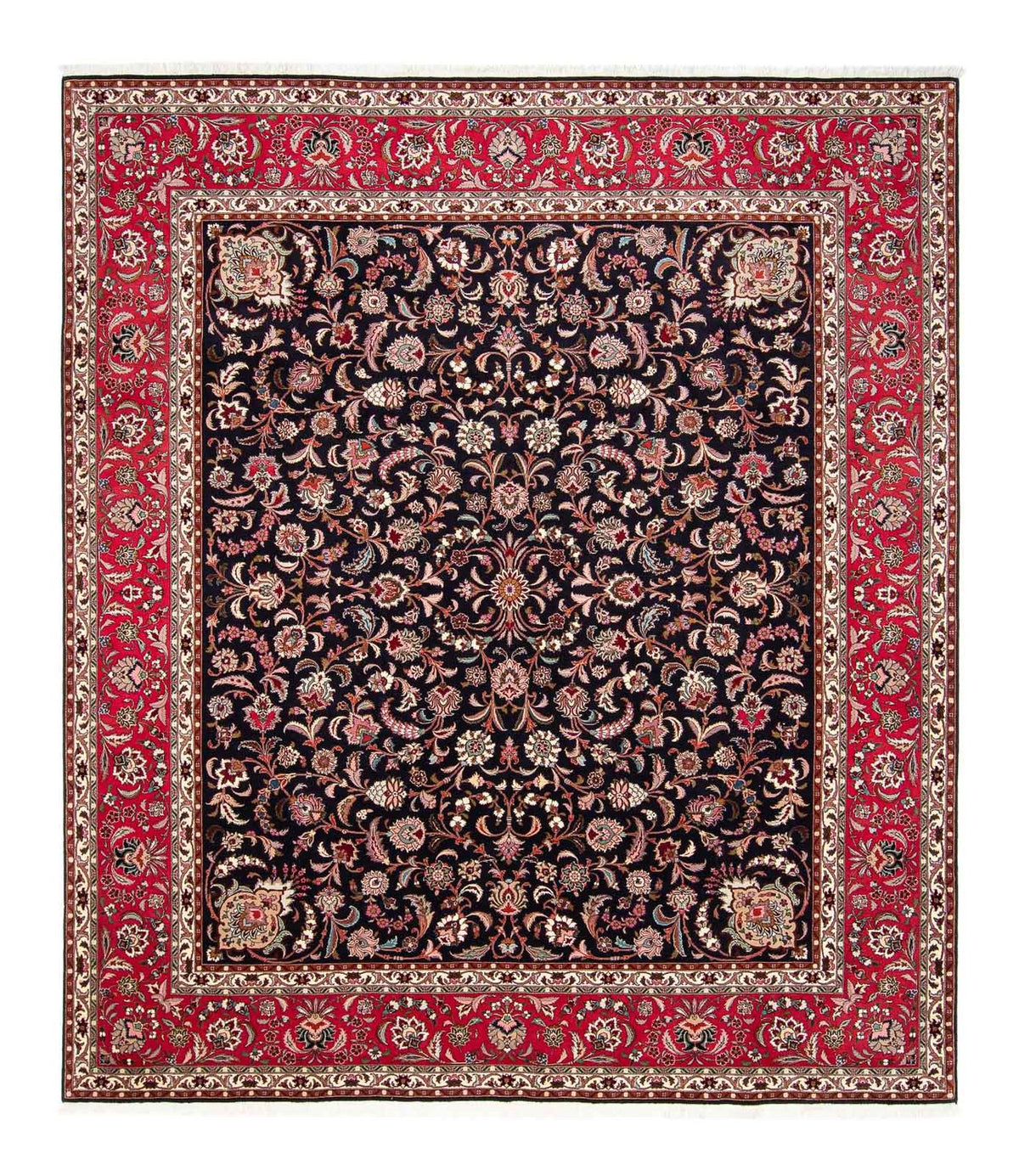 Tappeto Persero - Tabriz - Reale - 301 x 250 cm - blu scuro