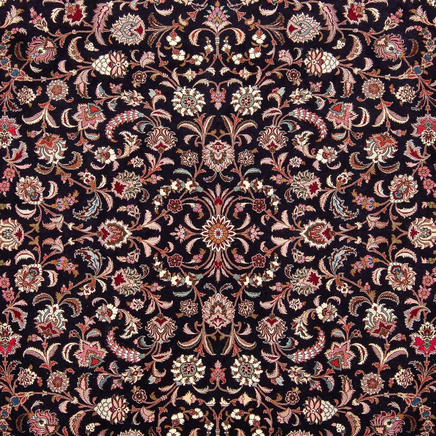 Tappeto Persero - Tabriz - Reale - 301 x 250 cm - blu scuro