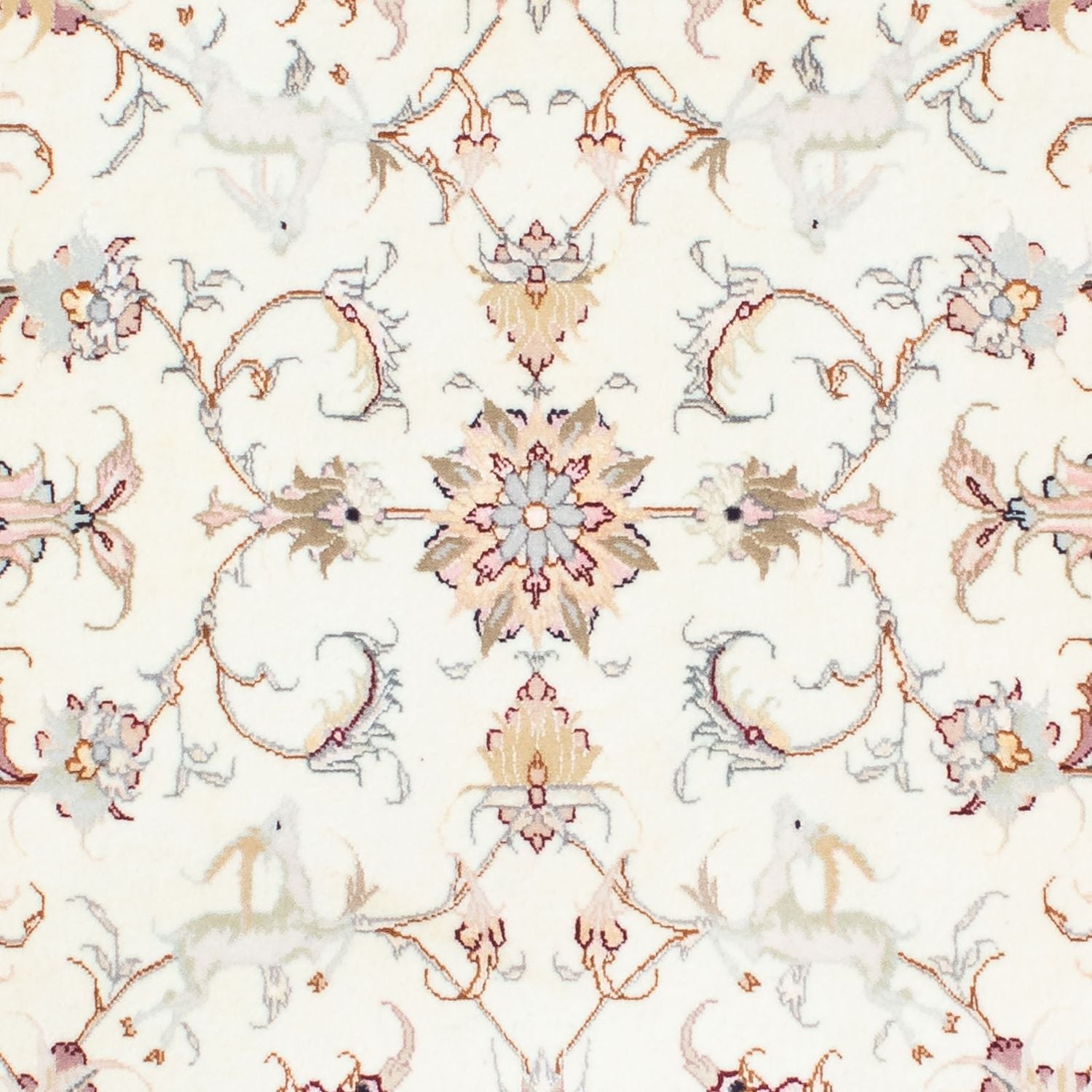 Tappeto corsia Tappeto Persero - Tabriz - Reale - 202 x 100 cm - beige