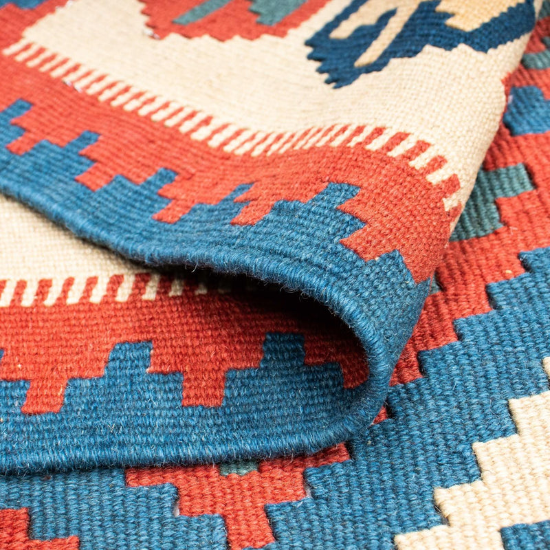 Tappeto Kelim - Orientale - 177 x 122 cm - blu