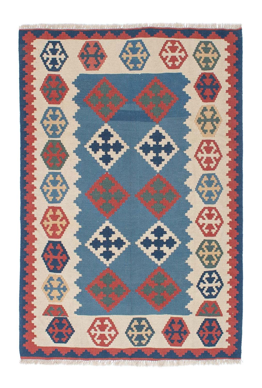 Tappeto Kelim - Orientale - 168 x 115 cm - blu