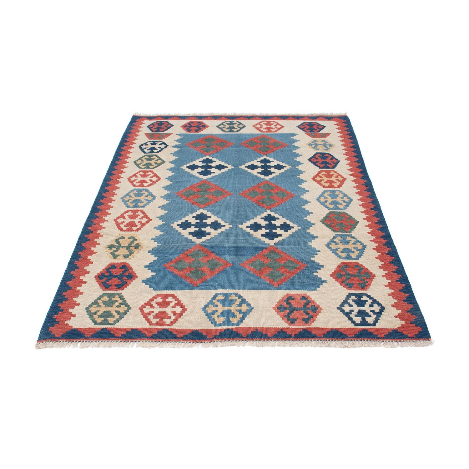 Tappeto Kelim - Orientale - 168 x 115 cm - blu