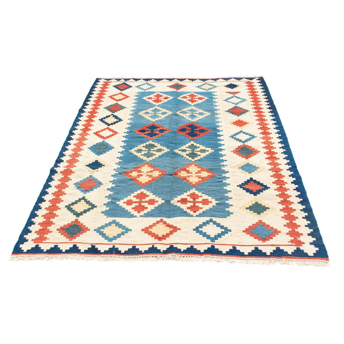 Tappeto Kelim - Orientale - 168 x 122 cm - blu