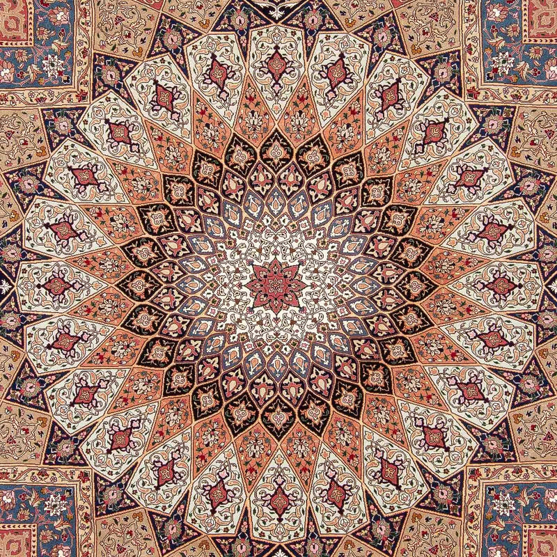 Tappeto Persero - Tabriz - Reale - 298 x 254 cm - multicolore