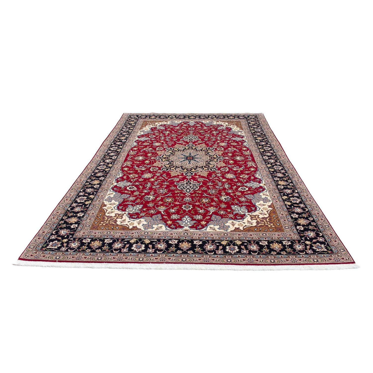 Tappeto Persero - Tabriz - Reale - 302 x 198 cm - rosso