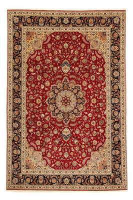 Tappeto Persero - Tabriz - Reale - 367 x 253 cm - rosso scuro