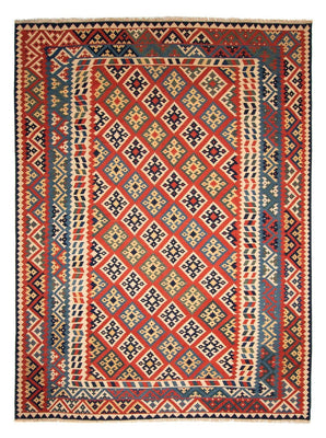 Tappeto Kelim - Orientale - 404 x 302 cm - rosso